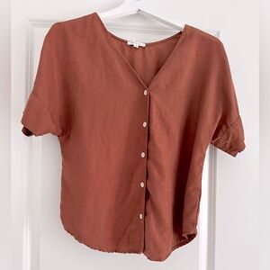 VETTA Textured Girlfriend Shirt